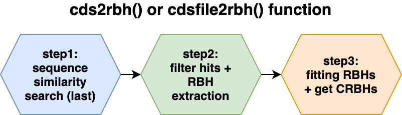 Figure: Overview of the cds2rbh() function
